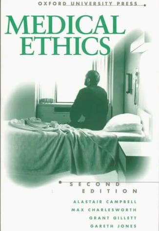 Tapa de Medical Ethics