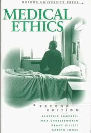 Tapa de Medical Ethics