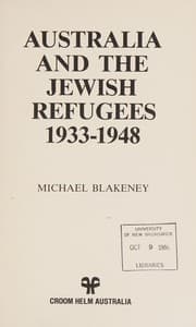 Tapa de Australia and the Jewish refugees, 1933-1948