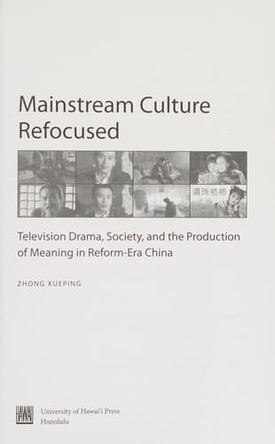 Tapa de Mainstream culture refocused