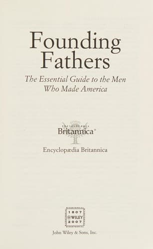Tapa de Founding fathers