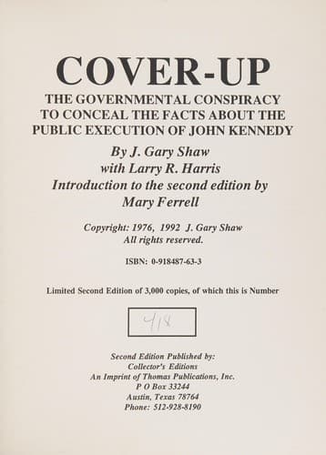 Tapa de Cover-up