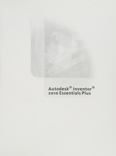 Tapa de Autodesk Inventor 2008 essentials plus