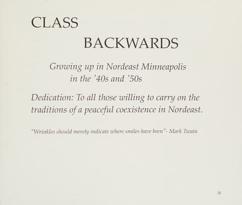 Tapa de Class backwards