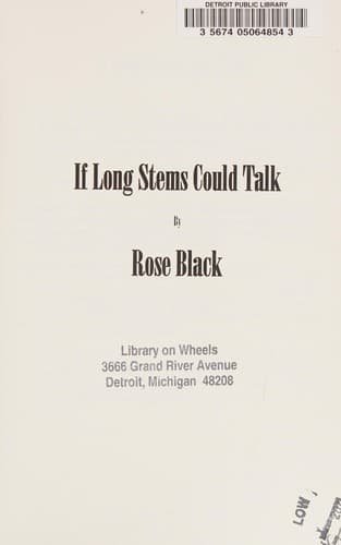 Tapa de If long stems could talk