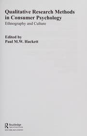 Tapa de Qualitative Research Methods in Consumer Psychology