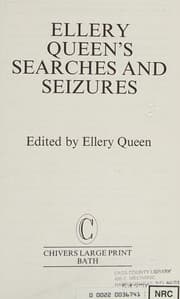 Tapa de Ellery Queen's searches and seizures