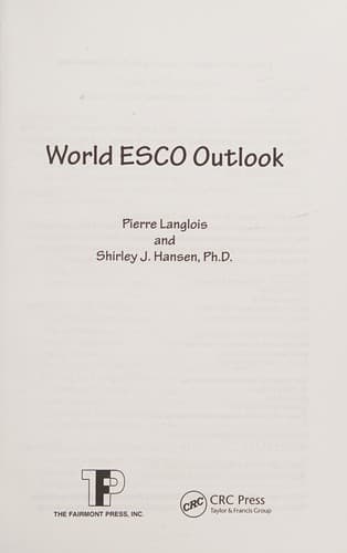 Tapa de World ESCO outlook