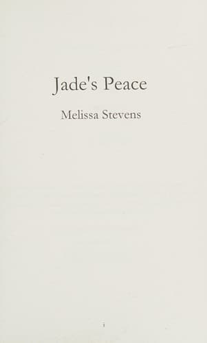 Tapa de Jade's Peace