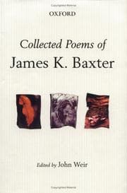 Tapa de Collected poems of James K. Baxter
