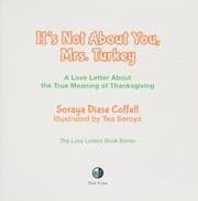 Tapa de It's Not about You, Mrs. Turkey