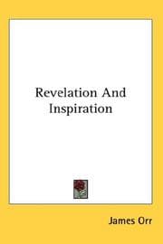 Tapa de Revelation and inspiration