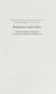 Tapa de Bultmann und Luther