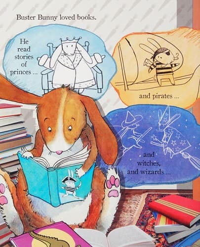 Tapa de Bunny loves to read