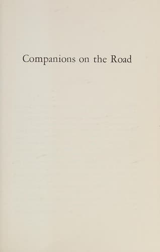 Tapa de Companions on the road and The winter players