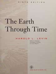 Tapa de The earth through time