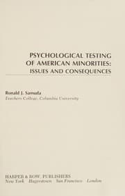 Tapa de DM Psychol Testg Am Minor PB