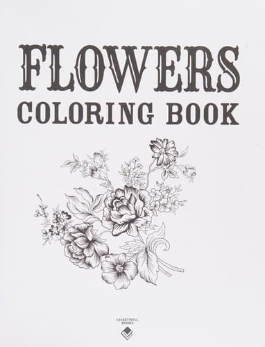 Tapa de Flowers Coloring Book