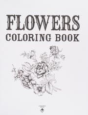 Tapa de Flowers Coloring Book