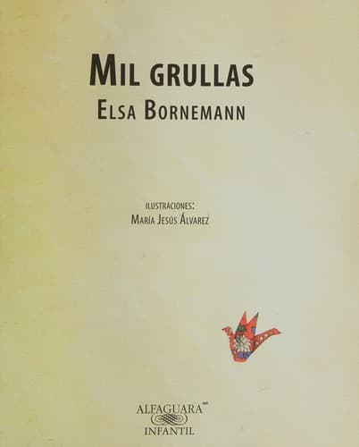Tapa de Mil grullas