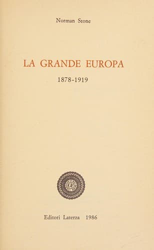 Tapa de La grande Europa