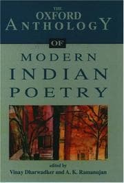 Tapa de The Oxford anthology of modern Indian poetry