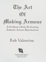 Tapa de The art of making armour