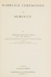 Tapa de Marriage Cerems Morocco