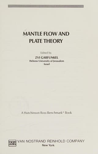 Tapa de Mantle flow and plate theory