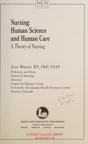 Tapa de Nursing