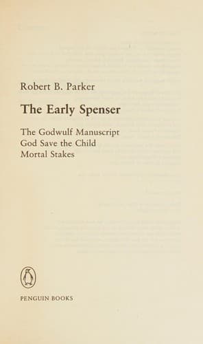 Tapa de The early Spenser