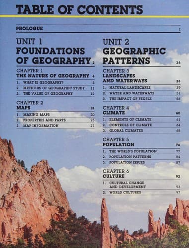 Tapa de World Geography People and Places