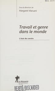 Tapa de Travail et genre dans le monde