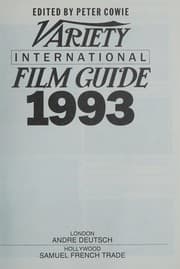 Tapa de Variety International Film Guide, 1993 (Variety International Film Guide)