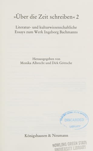 Tapa de Über die Zeit schreiben