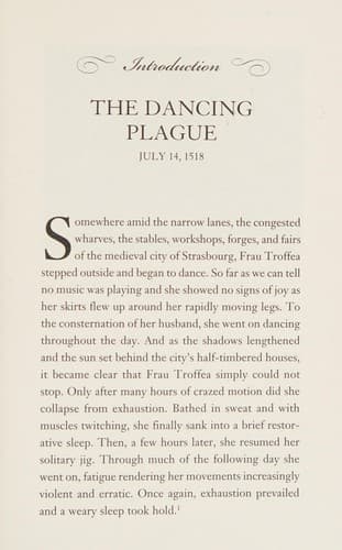 Tapa de The dancing plague