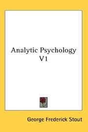 Tapa de Analytic Psychology V1