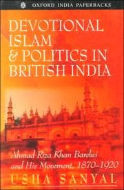 Tapa de Devotional Islam and Politics in British India