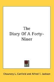 Tapa de The Diary Of A Forty-Niner
