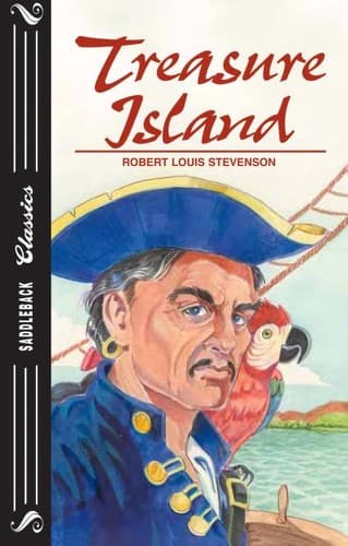 Tapa de Treasure Island (Saddleback Classics)