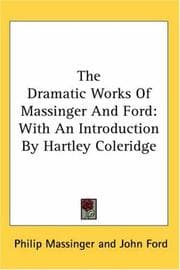 Tapa de The dramatic works of Massinger and Ford