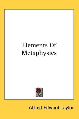 Tapa de Elements Of Metaphysics