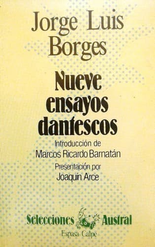 Tapa de Nueve ensayos dantescos