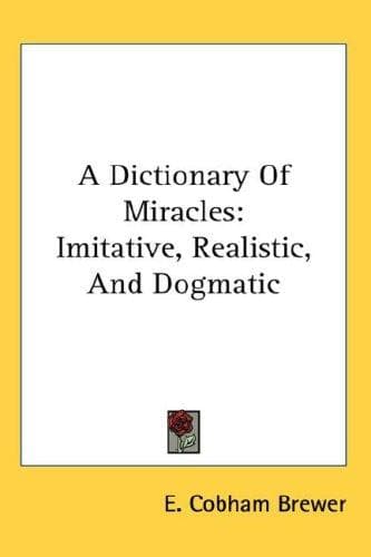 Tapa de A Dictionary Of Miracles