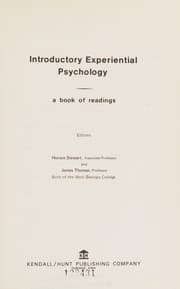 Tapa de Introductory experiential psychology