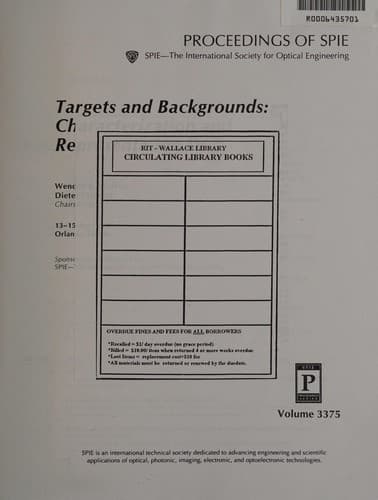 Tapa de Targets and backgrounds