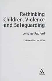 Tapa de Rethinking children, violence and safeguarding