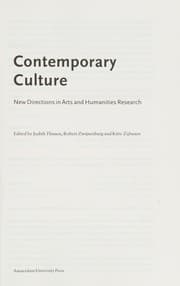 Tapa de Contemporary Culture