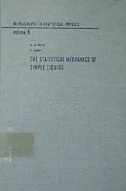 Tapa de The statistical mechanics of simple liquids