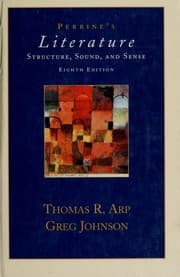 Tapa de Perrine's literature, Structure, sound and sense--Eighth edition
